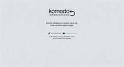 Desktop Screenshot of komodointeriorismo.com