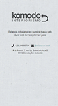 Mobile Screenshot of komodointeriorismo.com